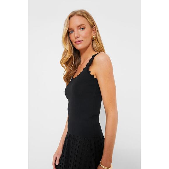 TUCKERNUCK Black Ric Rac Compression Tank Size M NWT Retail $88 Tuckernuck - Picture 6 of 8